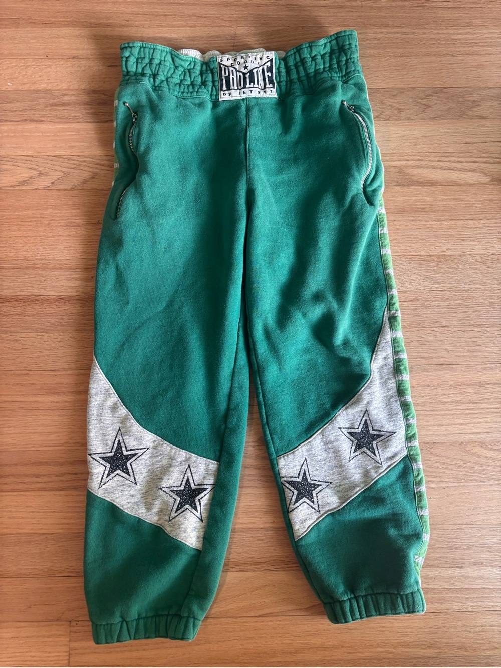 Vintage Proline late 80s green star sweatpants